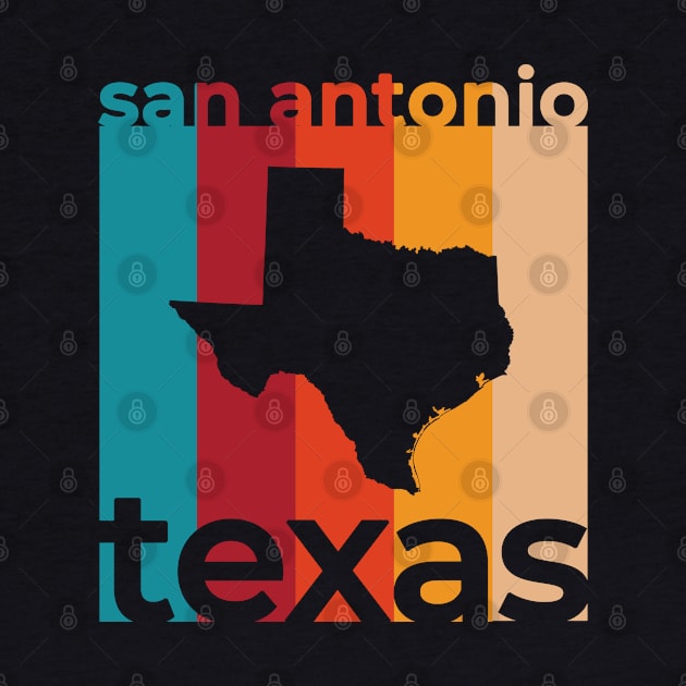 San Antonio Texas Retro by easytees